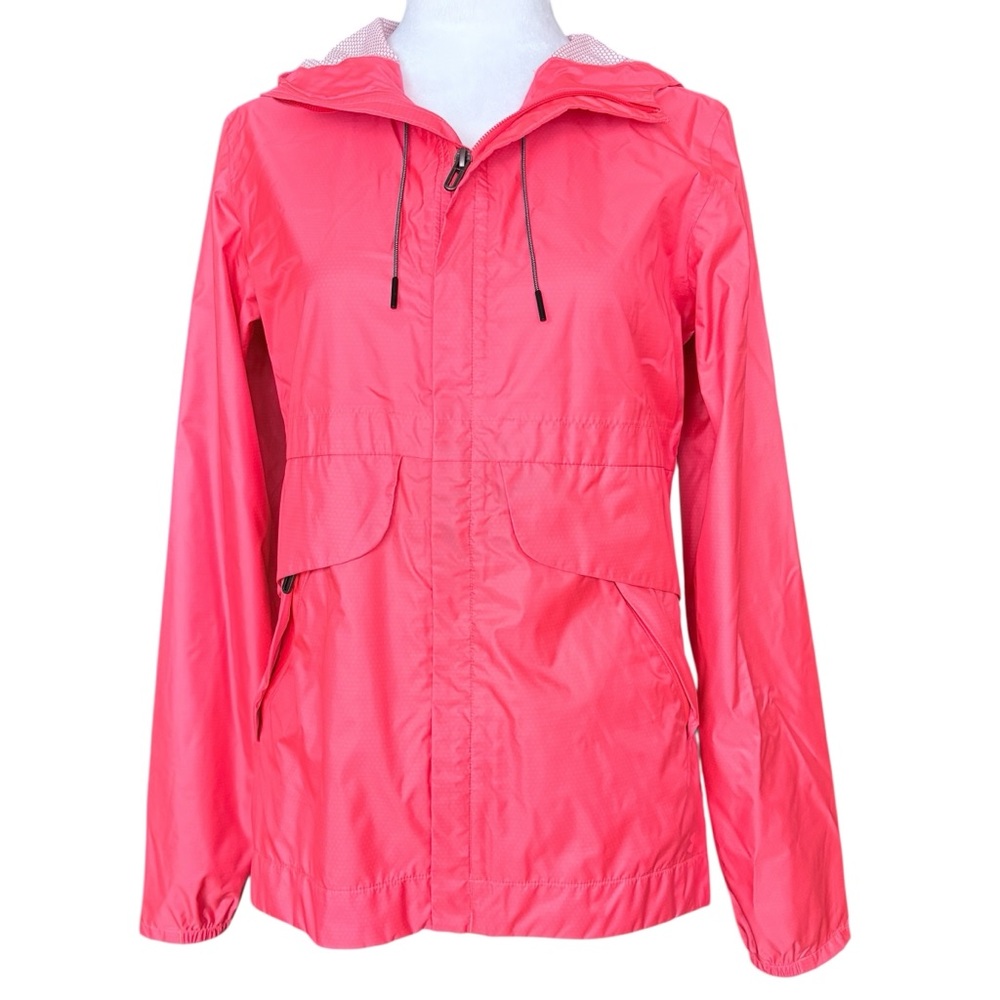 Under Armour Women’s Hooded Windbreaker Fuchsia Pink Rain Jacket Sz XS